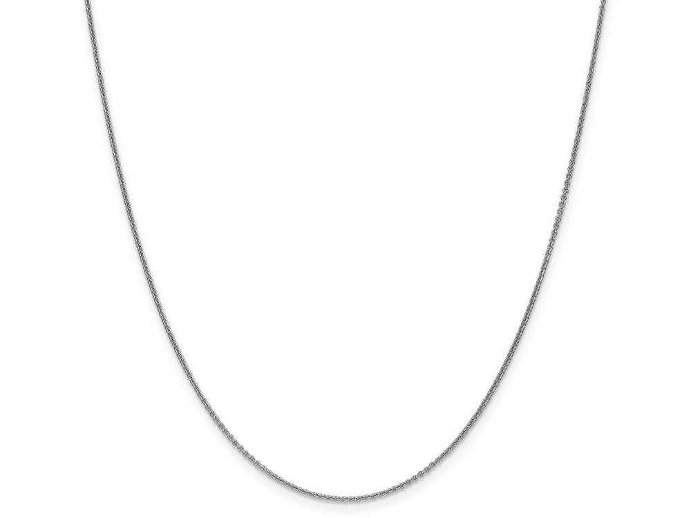 FJC Finejewelers 14k White Gold 1mm Cable Chain