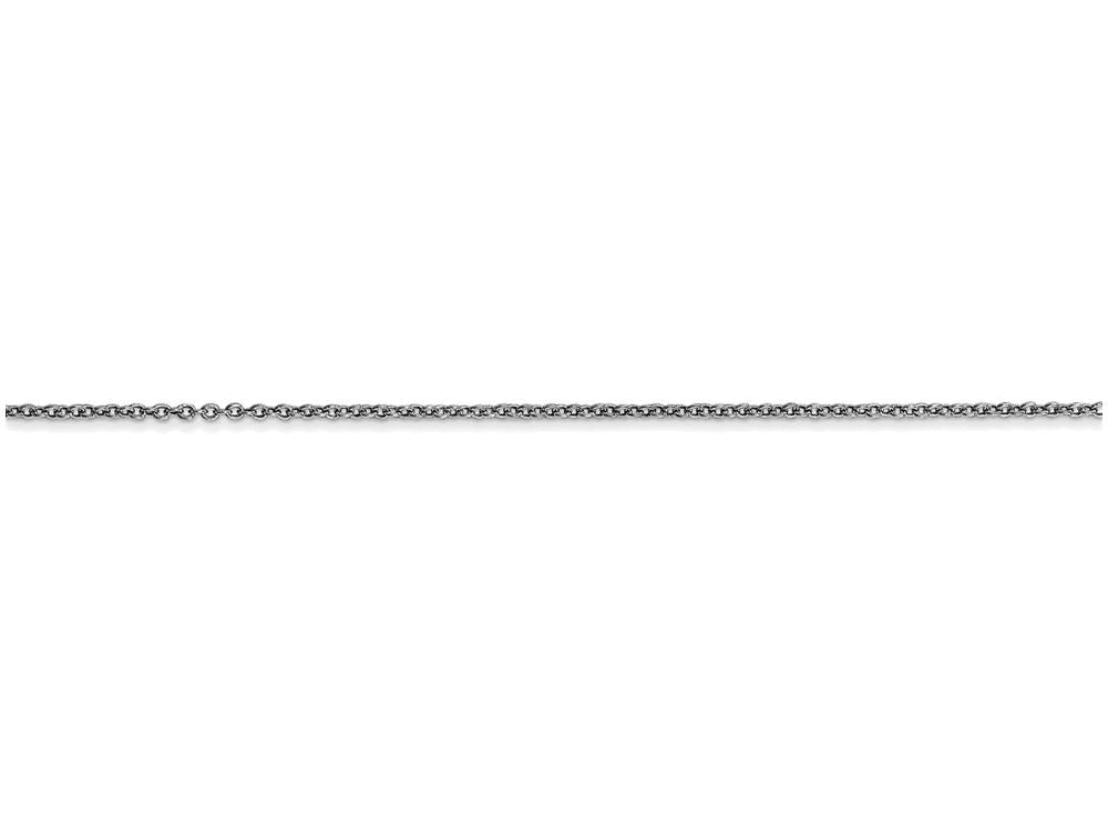 FJC Finejewelers 20 Inch 14k White Gold .9mm Cable Chain Necklace