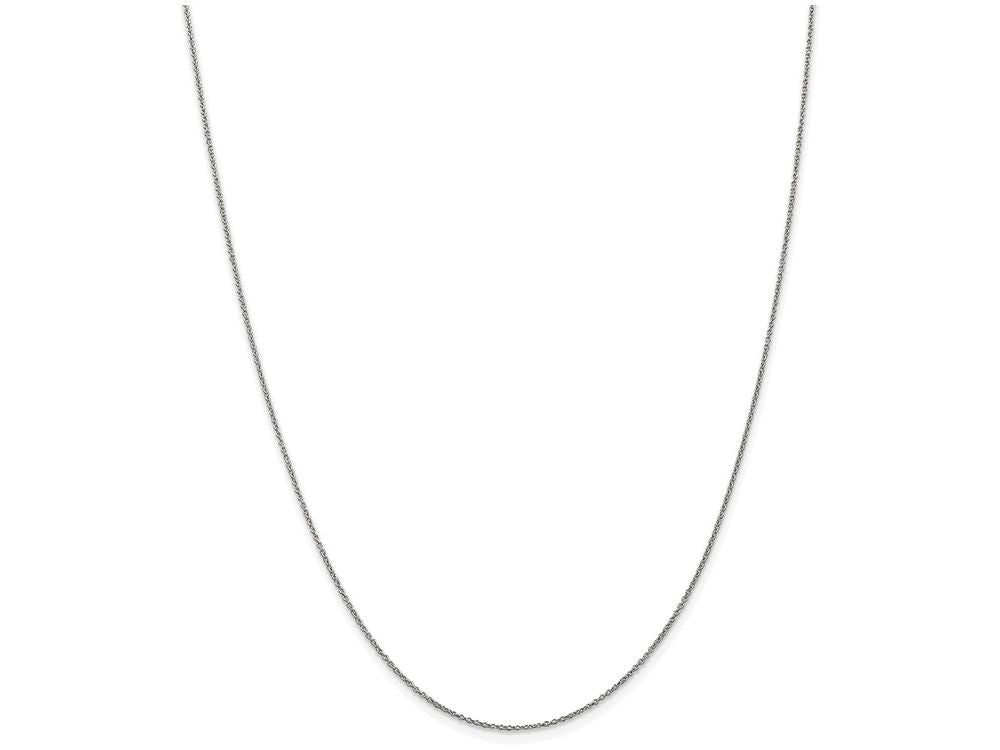 FJC Finejewelers 16 Inch 14k White Gold .9mm Cable Chain Necklace