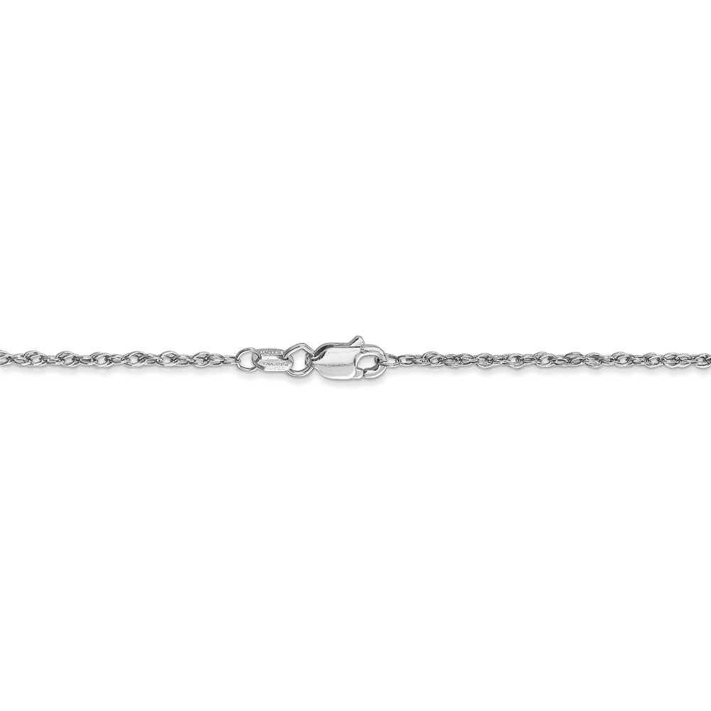 FJC Finejewelers 14 Inch 14k White Gold 1.3mm baby Rope Chain Necklace