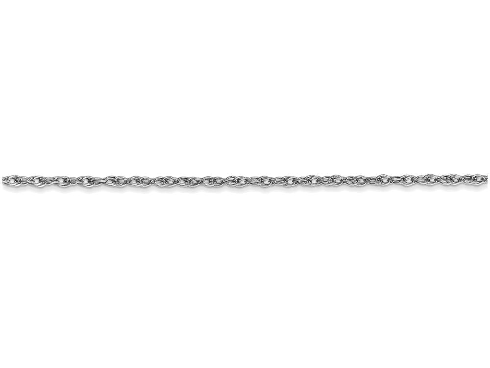 FJC Finejewelers 14 Inch 14k White Gold 1.3mm baby Rope Chain Necklace
