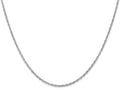 FJC Finejewelers 16 Inch 14k White Gold 1.3mm baby Rope Chain Necklace