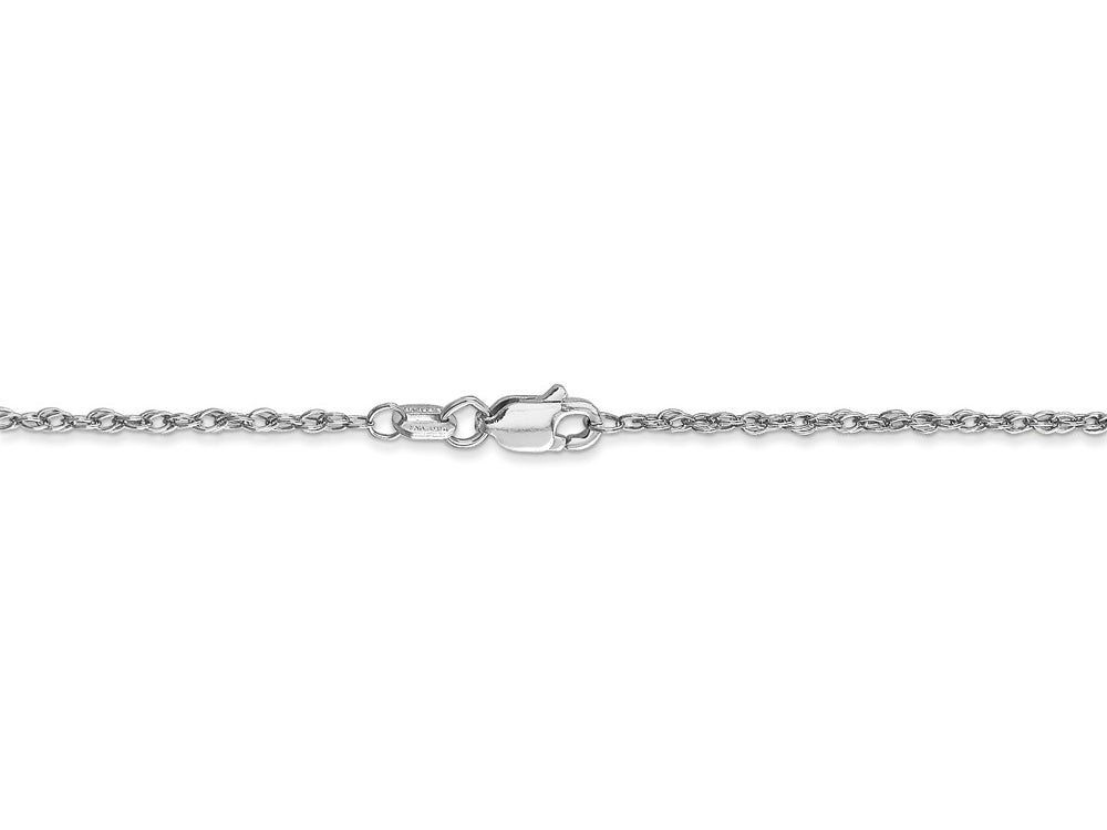 FJC Finejewelers 24 Inch 14k White Gold 1.3mm baby Rope Chain Necklace