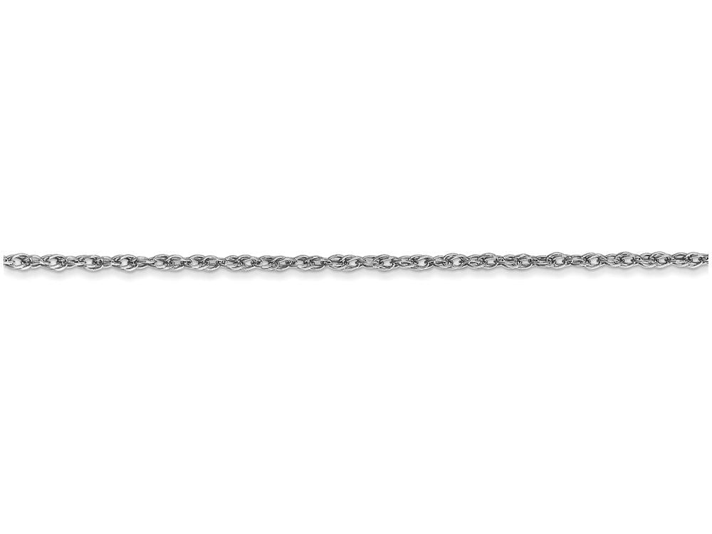 FJC Finejewelers 24 Inch 14k White Gold 1.3mm baby Rope Chain Necklace