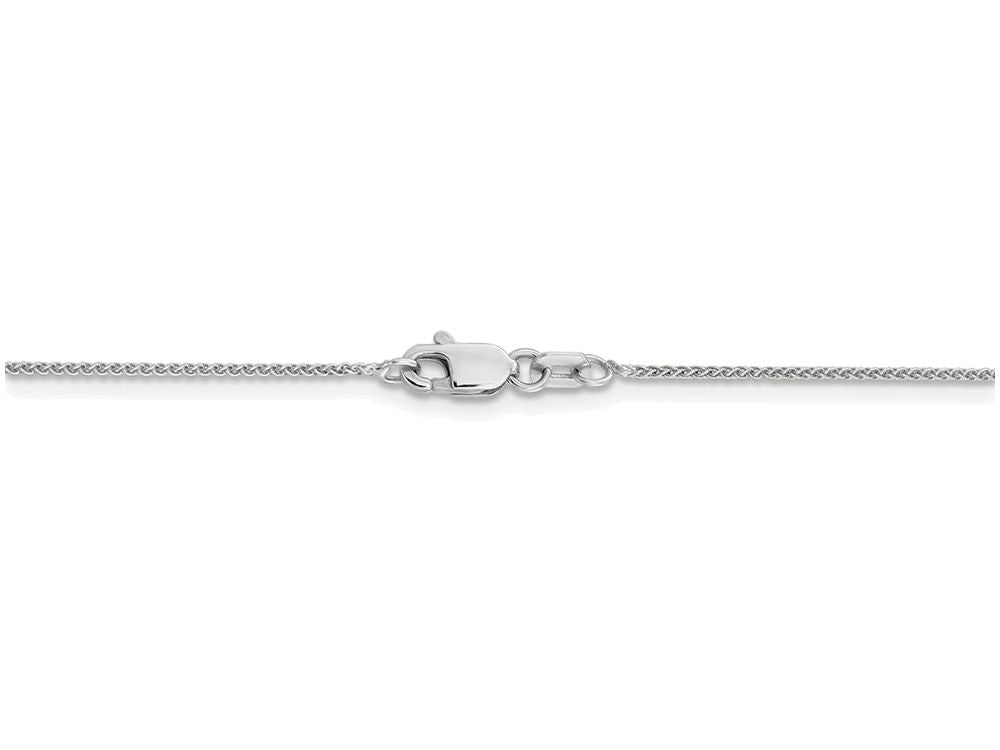 FJC Finejewelers 20 Inch 14k White Gold 0.80 mm Spiga Chain Necklace