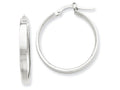 FJC Finejewelers 14 kt White Gold Rhodium Hoop Earrings