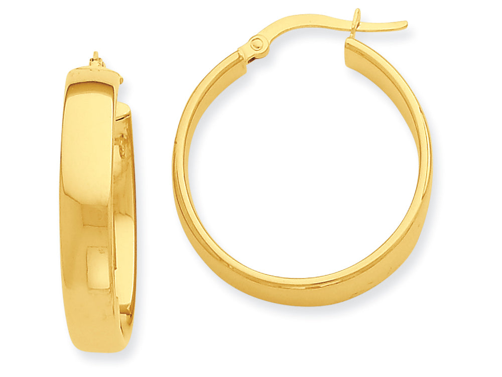 FJC Finejewelers 14k Yellow Gold Hoop Earrings