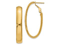 FJC Finejewelers 14k Yellow Gold Oval Hoop Earrings