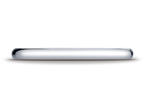 Benchmark Platinum 2.0mm Traditional Dome Oval Ring