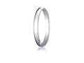 Benchmark Platinum 2.5mm Traditional Dome Oval Ring