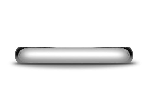 Benchmark Platinum 3.0mm Traditional Dome Oval Ring