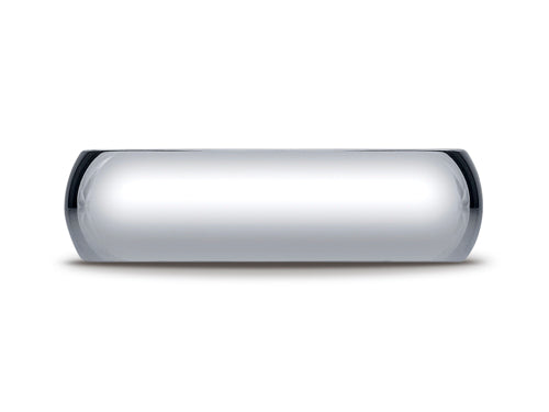 Benchmark Platinum 6.0mm Traditional Dome Oval Ring