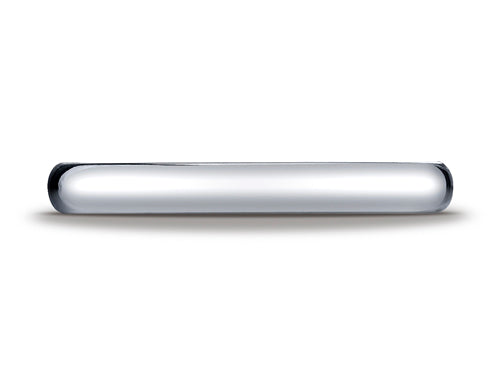 Benchmark Platinum 3mm Slightly Domed Standard Comfort-fit Ring