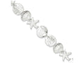 FJC Finejewelers Sterling Silver Seashells Bracelet
