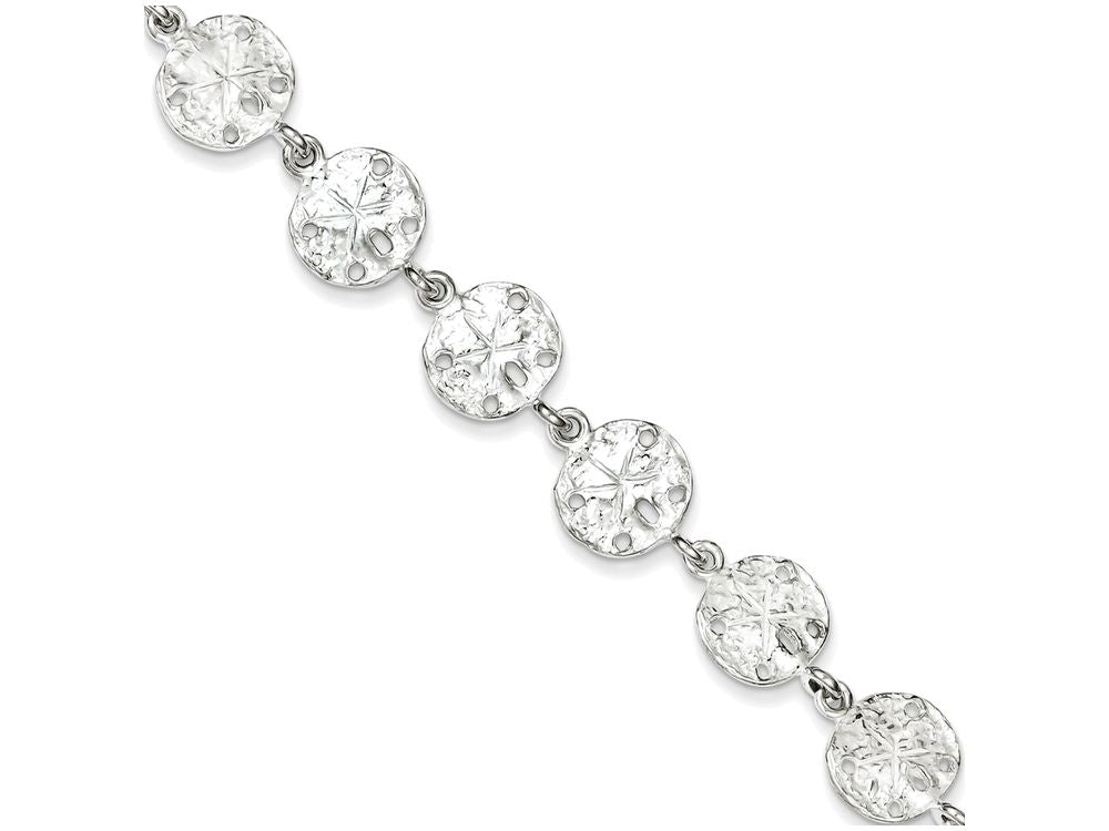 FJC Finejewelers Sterling Silver Sand Dollars Bracelet