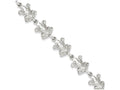 FJC Finejewelers Sterling Silver Frogs Bracelet