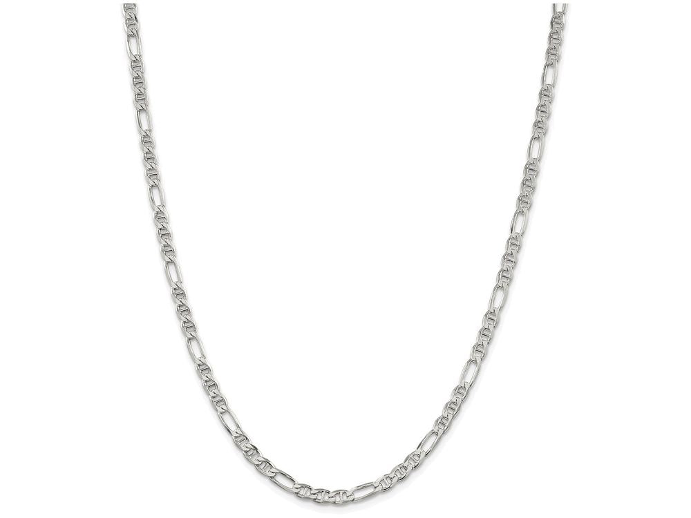 FJC Finejewelers 16 Inch Sterling Silver 3.75mm Figaro Anchor Chain Necklace