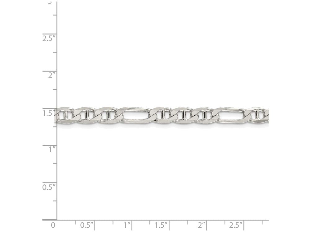 FJC Finejewelers 18 Inch Sterling Silver 5.5mm Figaro Anchor Chain Necklace