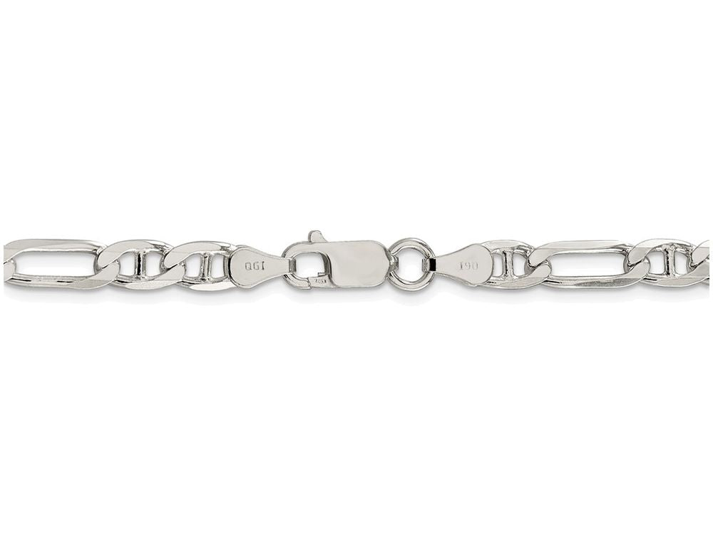 FJC Finejewelers 18 Inch Sterling Silver 5.5mm Figaro Anchor Chain Necklace