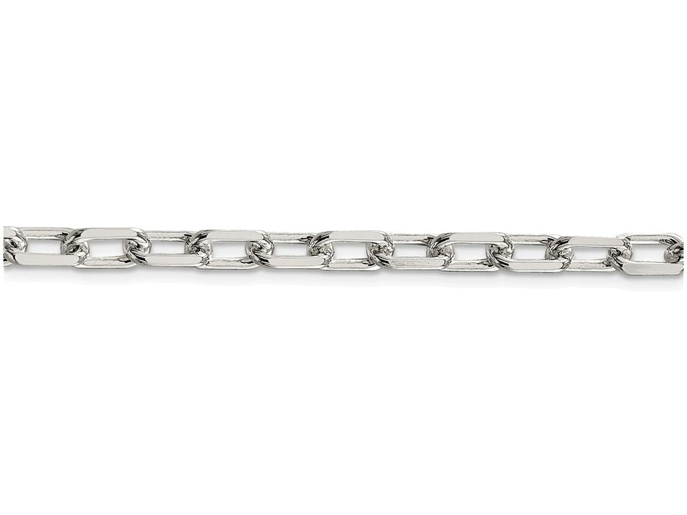 FJC Finejewelers 18 Inch Sterling Silver bright-cut Open Link Cable Chain Necklace
