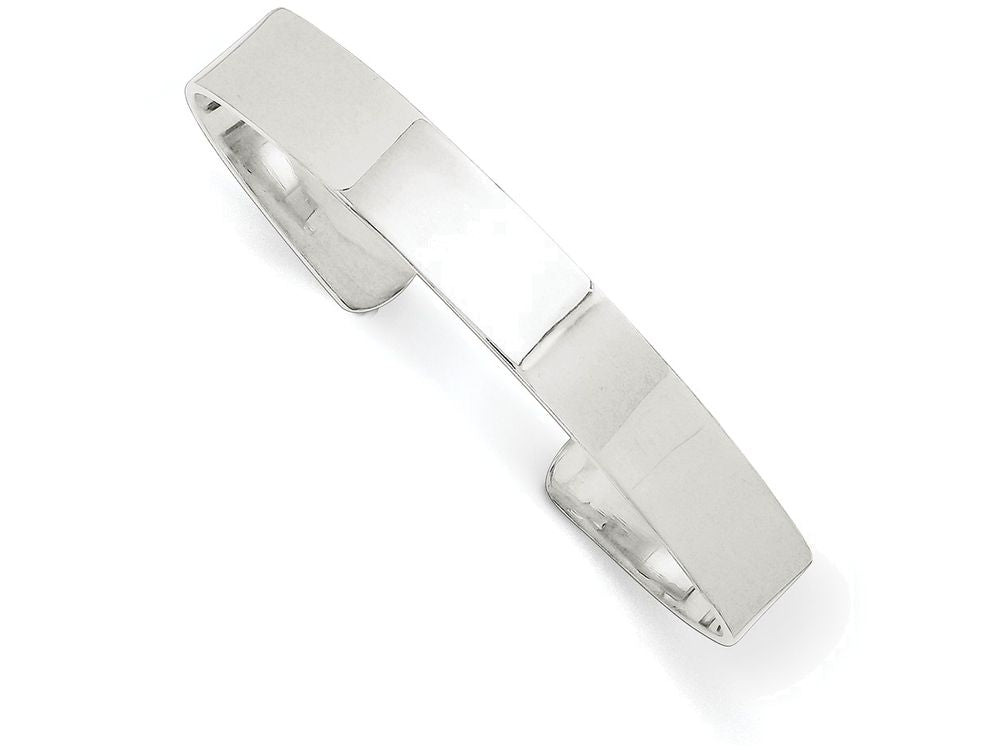 FJC Finejewelers Sterling Silver 10mm Cuff Bangle Bracelet
