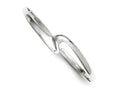 FJC Finejewelers Sterling Silver Polished Fancy Cuff Bangle Bracelet