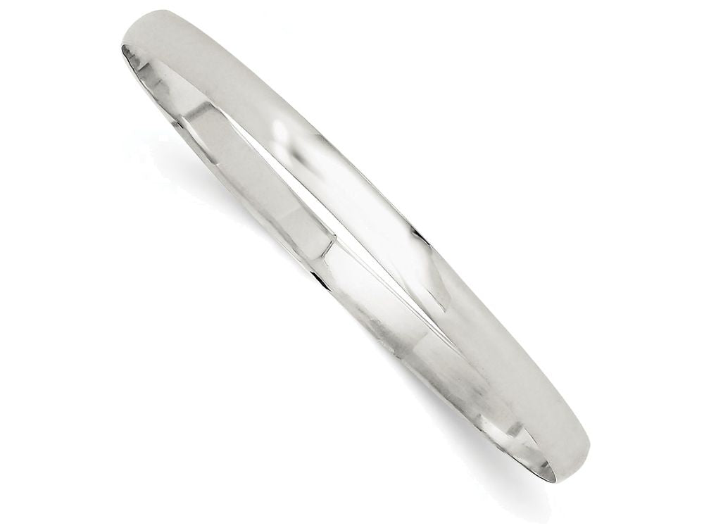 FJC Finejewelers Sterling Silver 4.5mm Solid Polished Plain Slip-on Bangle Bracelet