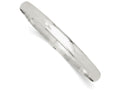 FJC Finejewelers Sterling Silver 6.25mm Solid Polished Plain Slip-on Bangle Bracelet