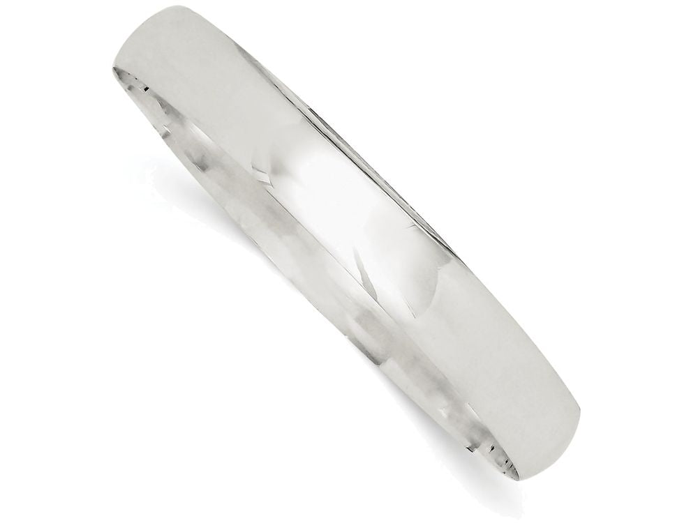 FJC Finejewelers Sterling Silver 9.75mm Solid Polished Plain Slip-on Bangle Bracelet