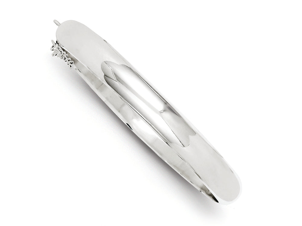 FJC Finejewelers Sterling Silver Fancy Hinged Bangle Bracelet