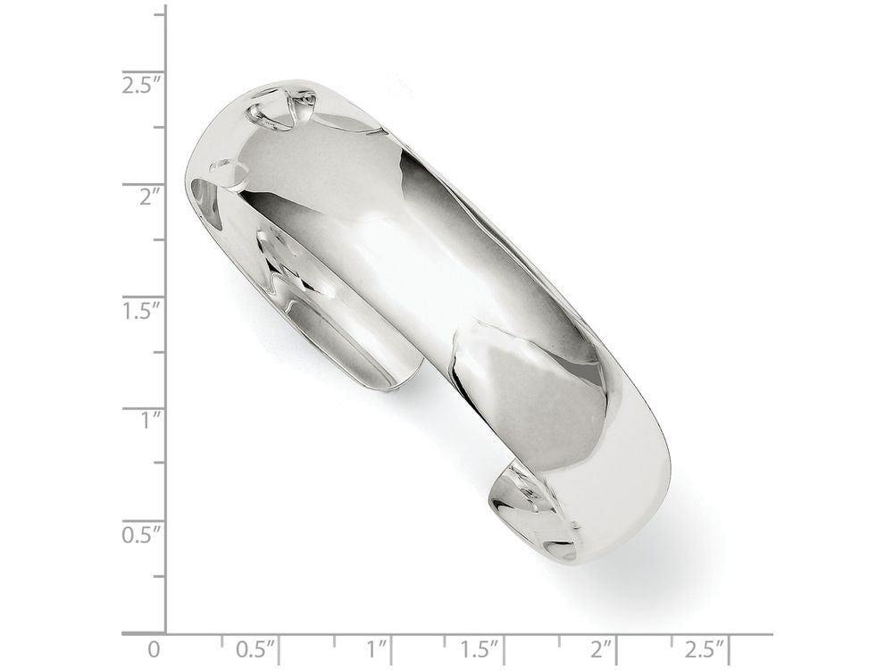 FJC Finejewelers Sterling Silver 14mm Cuff Bangle