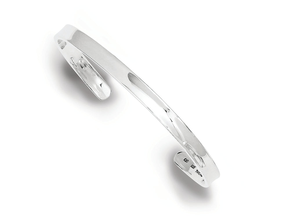 FJC Finejewelers Sterling Silver 5mm Cuff Bangle