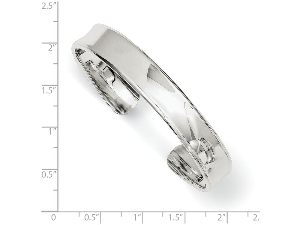 FJC Finejewelers Sterling Silver 8.5mm Cuff Bangle