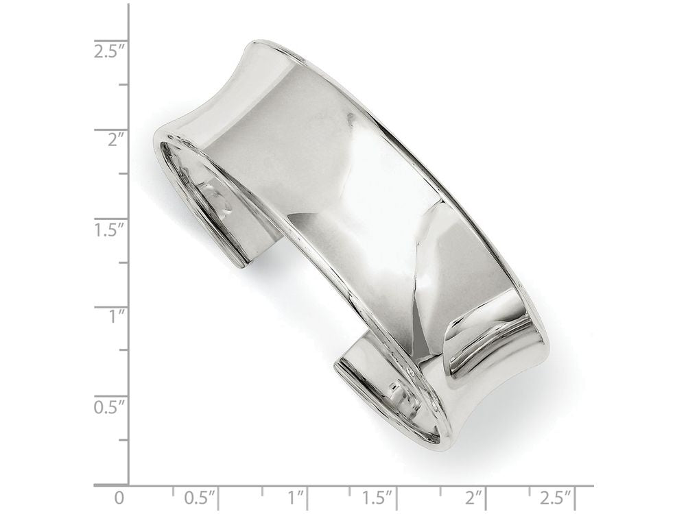 FJC Finejewelers Sterling Silver 20mm Cuff Bangle Bracelet