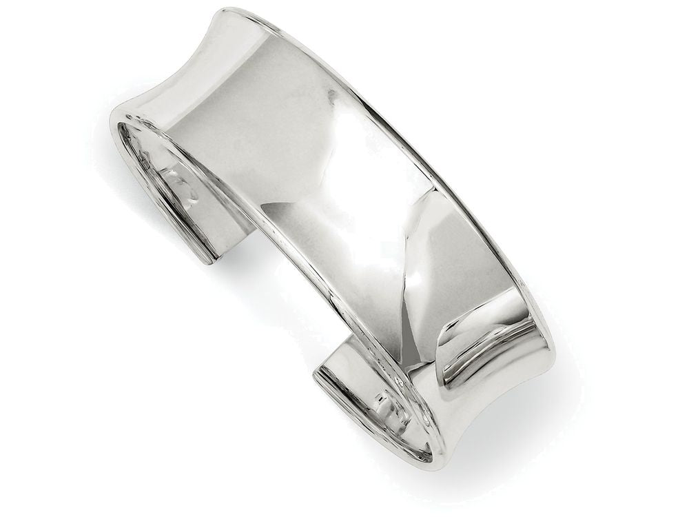 FJC Finejewelers Sterling Silver 20mm Cuff Bangle Bracelet