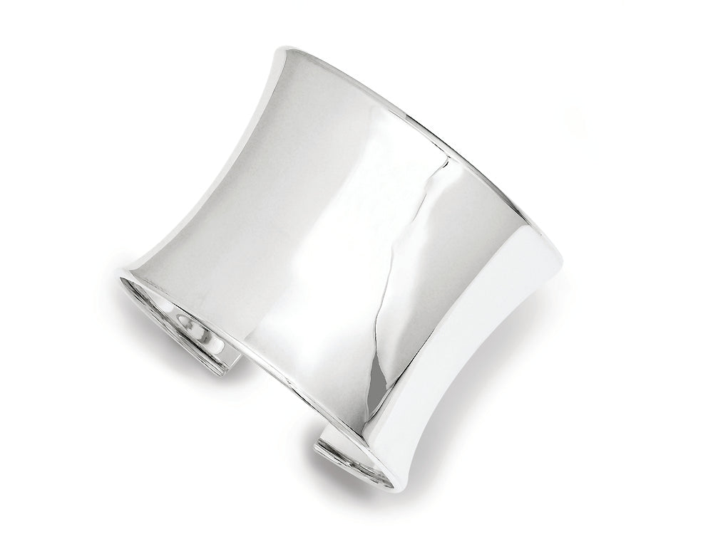 FJC Finejewelers Sterling Silver 50mm Cuff Bangle Bracelet