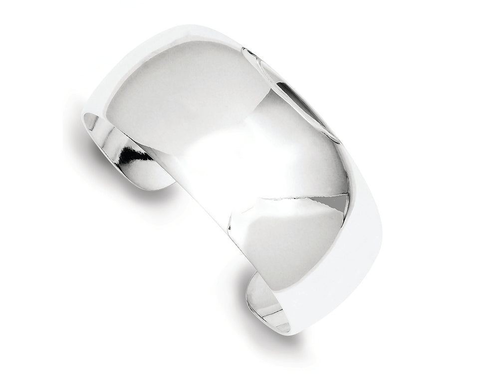 FJC Finejewelers Sterling Silver 28.5mm Cuff Bangle Bracelet