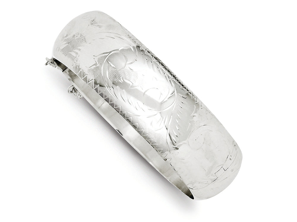 FJC Finejewelers Sterling Silver 20mm Bangle Bracelet