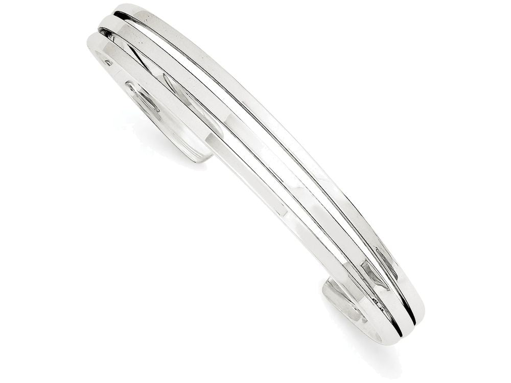 FJC Finejewelers Sterling Silver Cuff Bangle Bracelet