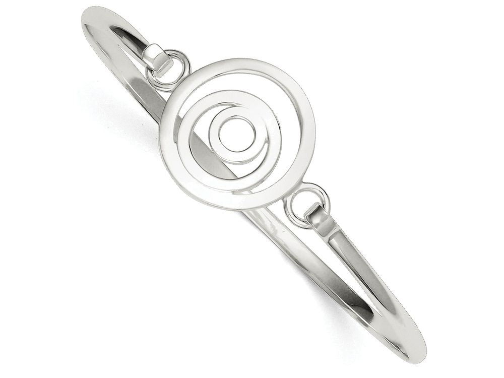 FJC Finejewelers Sterling Silver Mutli-circle Bangle Bracelet