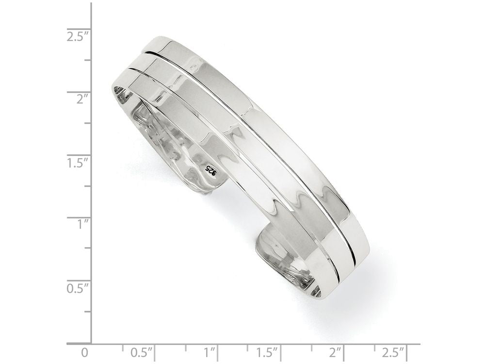 FJC Finejewelers Sterling Silver Cuff Bangle