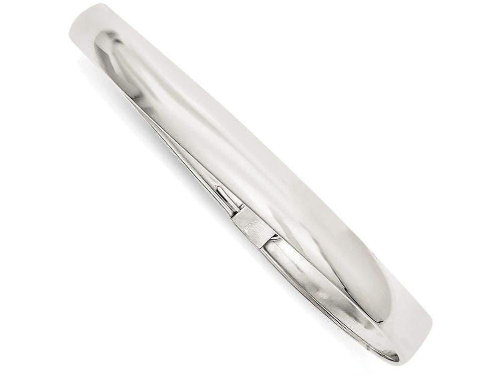 FJC Finejewelers Sterling Silver 8mm Polished Flexible Bangle