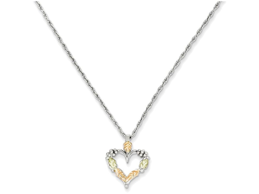 FJC Finejewelers Sterling Silver Heart Necklace
