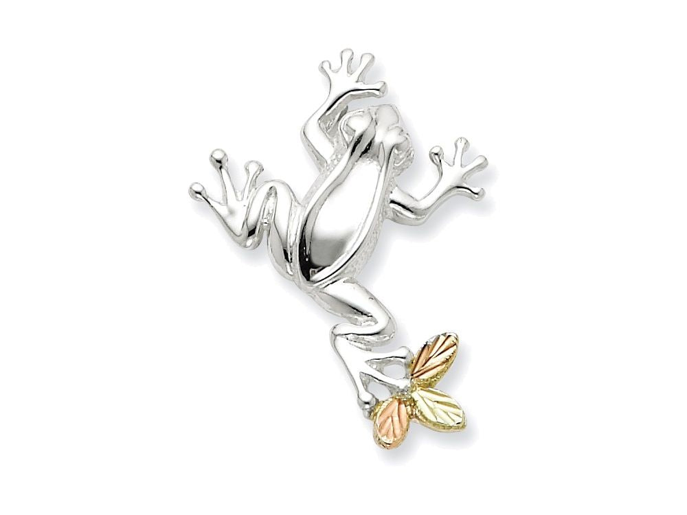 FJC Finejewelers Sterling Silver Frog Slide Necklace