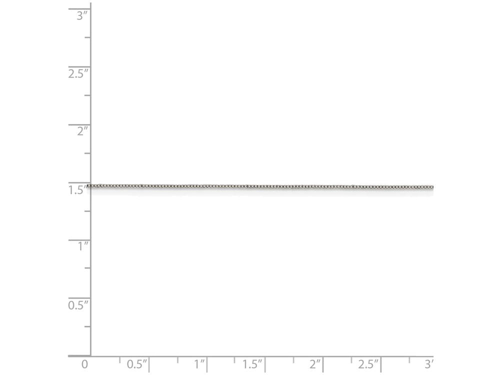 FJC Finejewelers 10 Inch Sterling Silver .6mm Box Chain Ankle Bracelet