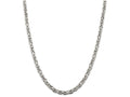 FJC Finejewelers 20 Inch Sterling Silver 5mm Square Byzantine Chain Necklace