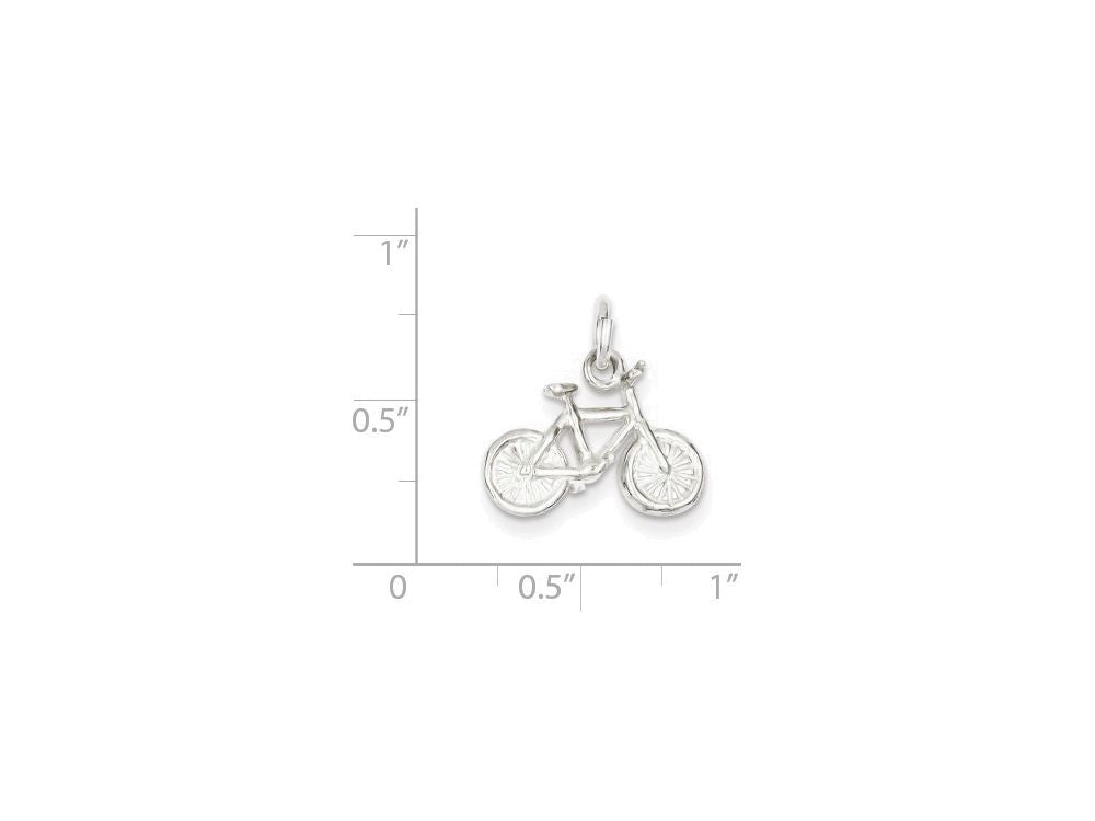 FJC Finejewelers Sterling Silver Bicycle Charm