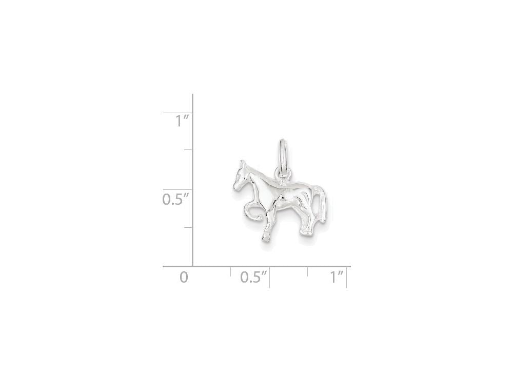 FJC Finejewelers Sterling Silver Horse Charm