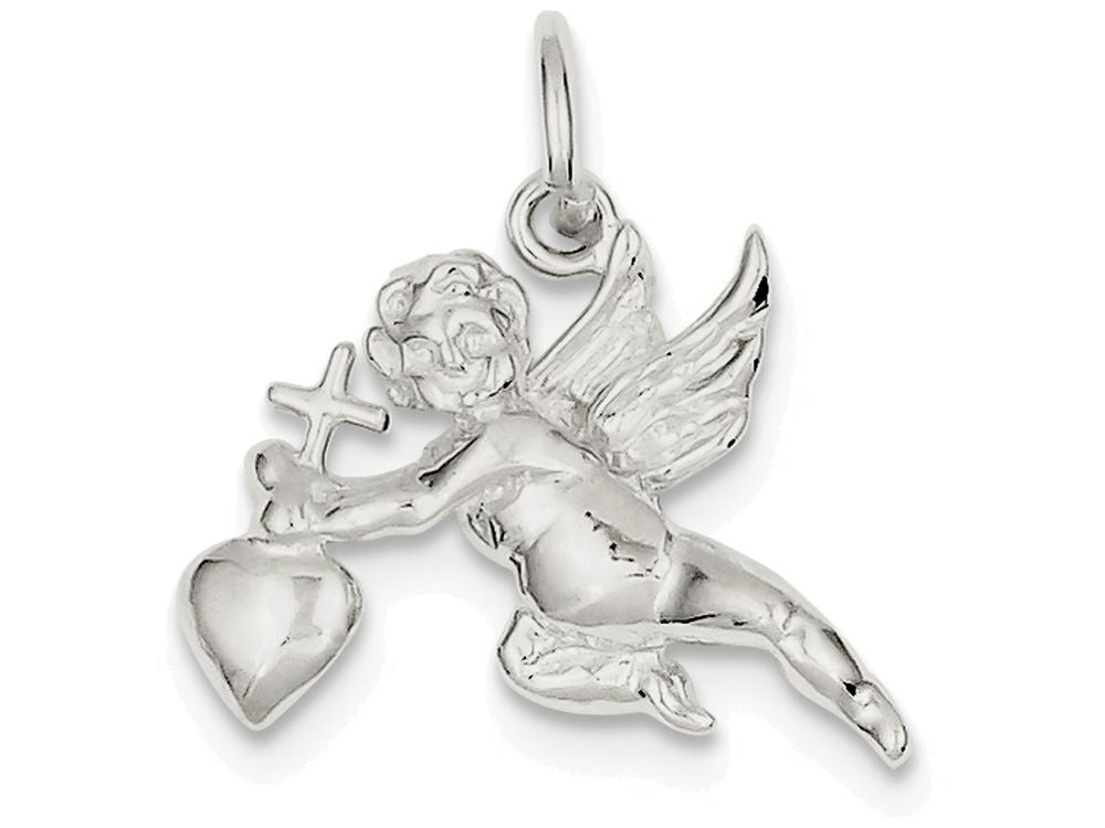 FJC Finejewelers Sterling Silver Cupid Charm