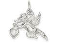 FJC Finejewelers Sterling Silver Cupid Charm